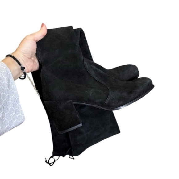 STUART WEITZMAN Landmark Over-the-Knee Suede Boots Size 7.5 - Picture 9 of 13